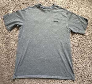Patagonia Responsibili-Tee Graphic T-Shirt Gray Size M